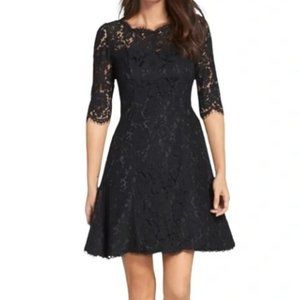 Eliza J Black Lace Cocktail Dress Size 8P